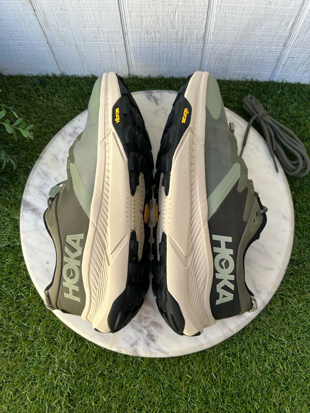 HOKA TRANSPORT SEA MOSS/EUCALYPTUS - MENS size 9.5 D gently used $150